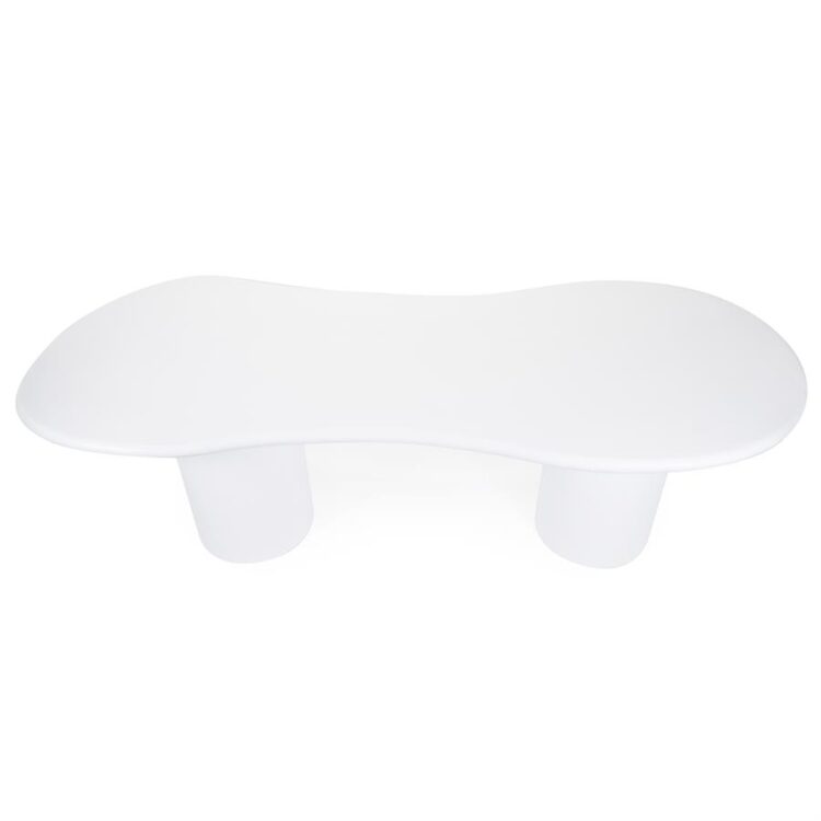 Seki - Table de repas 250 cm - Blanc
