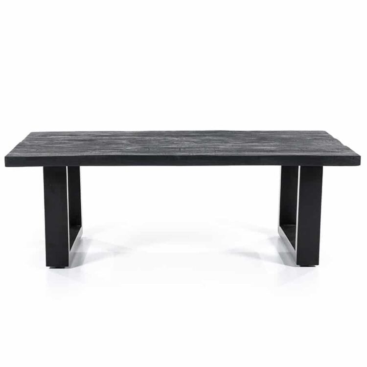 Table basse Mango - 120cm x 70cm - Noir
