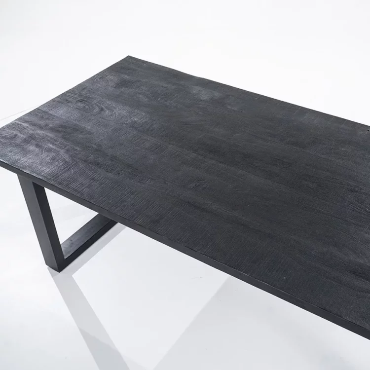 Table basse Mango - 120cm x 70cm - Noir