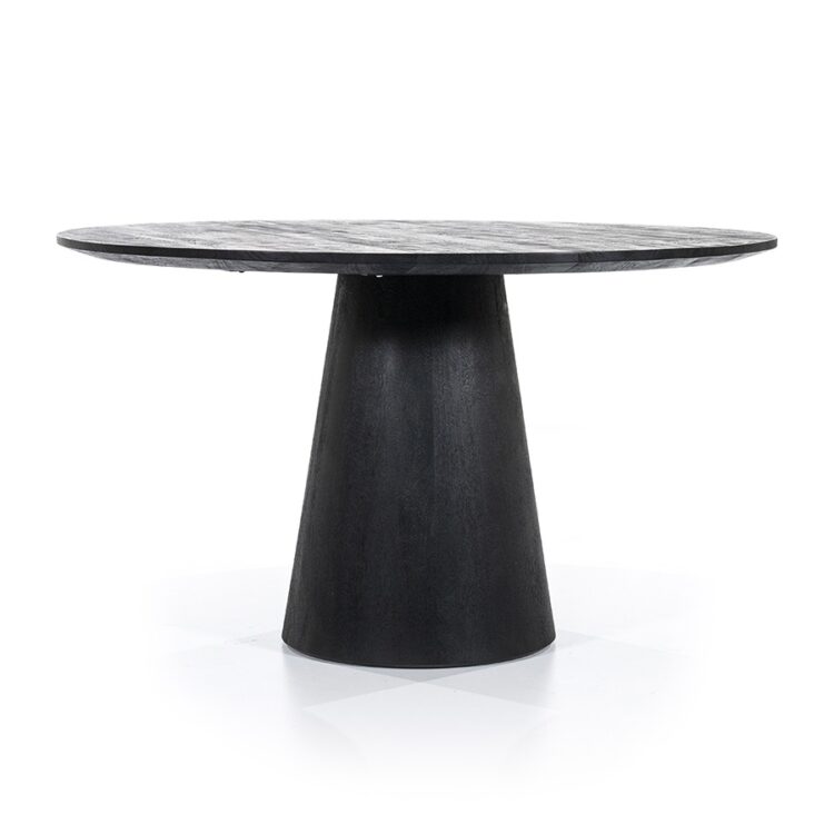 Aron - Table - 130cm - Ronde - Noir