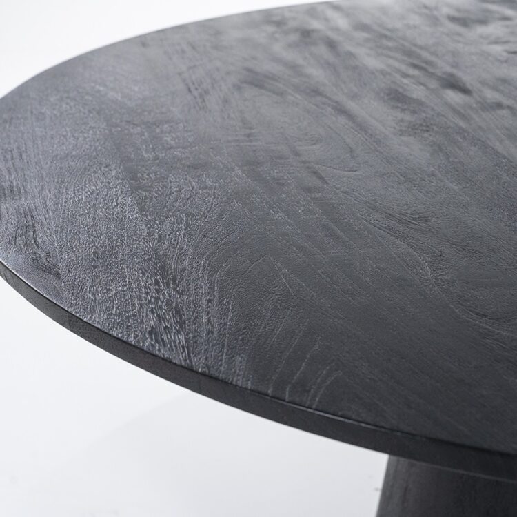 Aron - Table - 130cm - Ronde - Noir