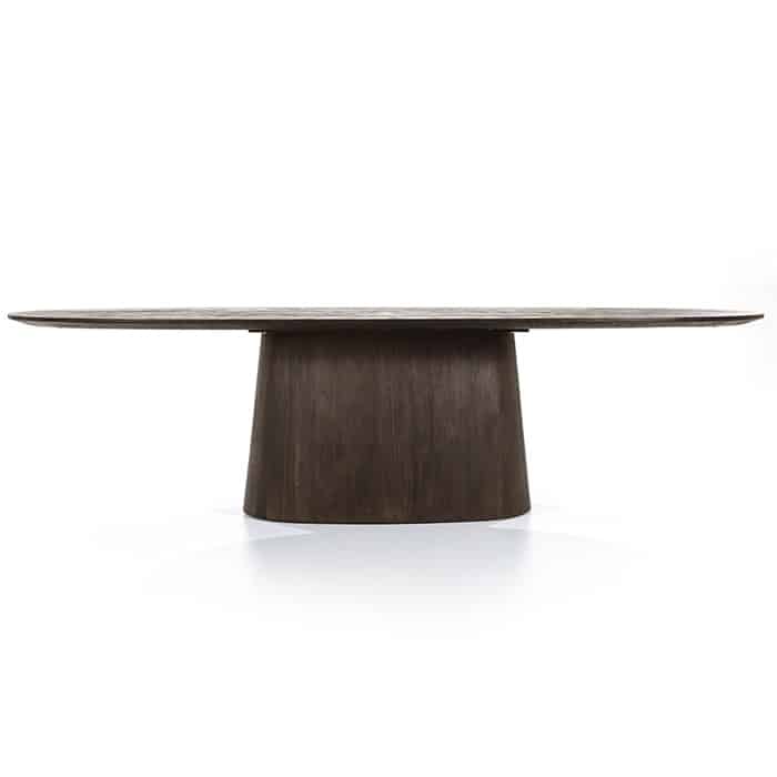 Aron - Table - 300cm x 110cm - Ovale - Marron