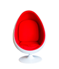 Cocoon - Designer chair - Rood - Egg