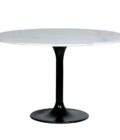 Rondo - Table - Marbre - Blanc - 120cm