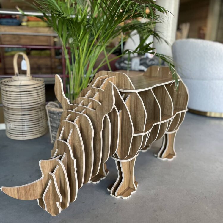 Table / étagère Rhinocéros