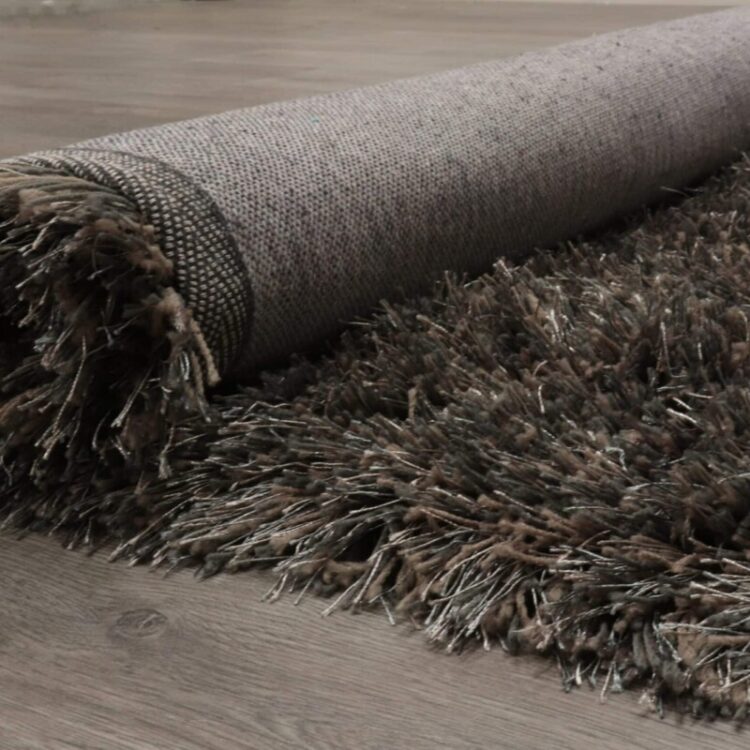 Soho - tapis à poils longs - Vert fer - 160x230